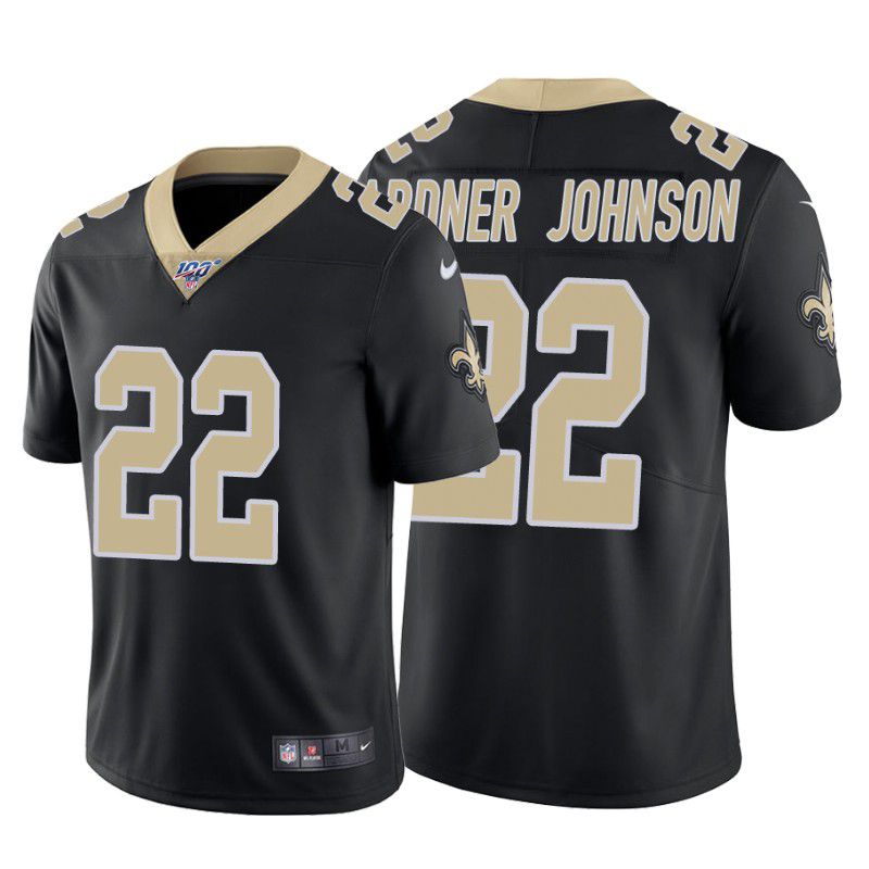 Men New Orleans Saints #22 Chauncey Gardner-Johnson Nike Black 100th Limited NFL Jersey->new orleans saints->NFL Jersey